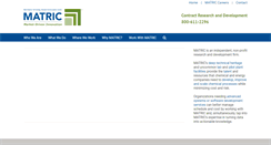Desktop Screenshot of matricinnovates.com